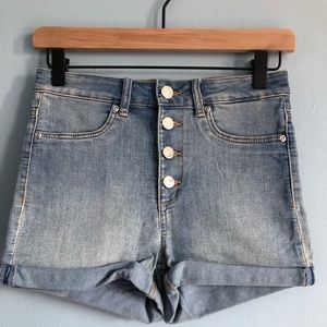 Denim shorts